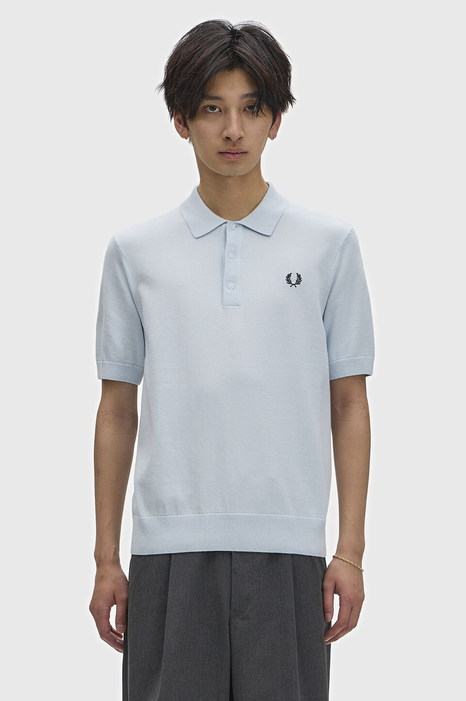 FRED PERRY 「Cotton Knitted Polo Shirt／コットンニットポロシャツ」|ポロシャツ|