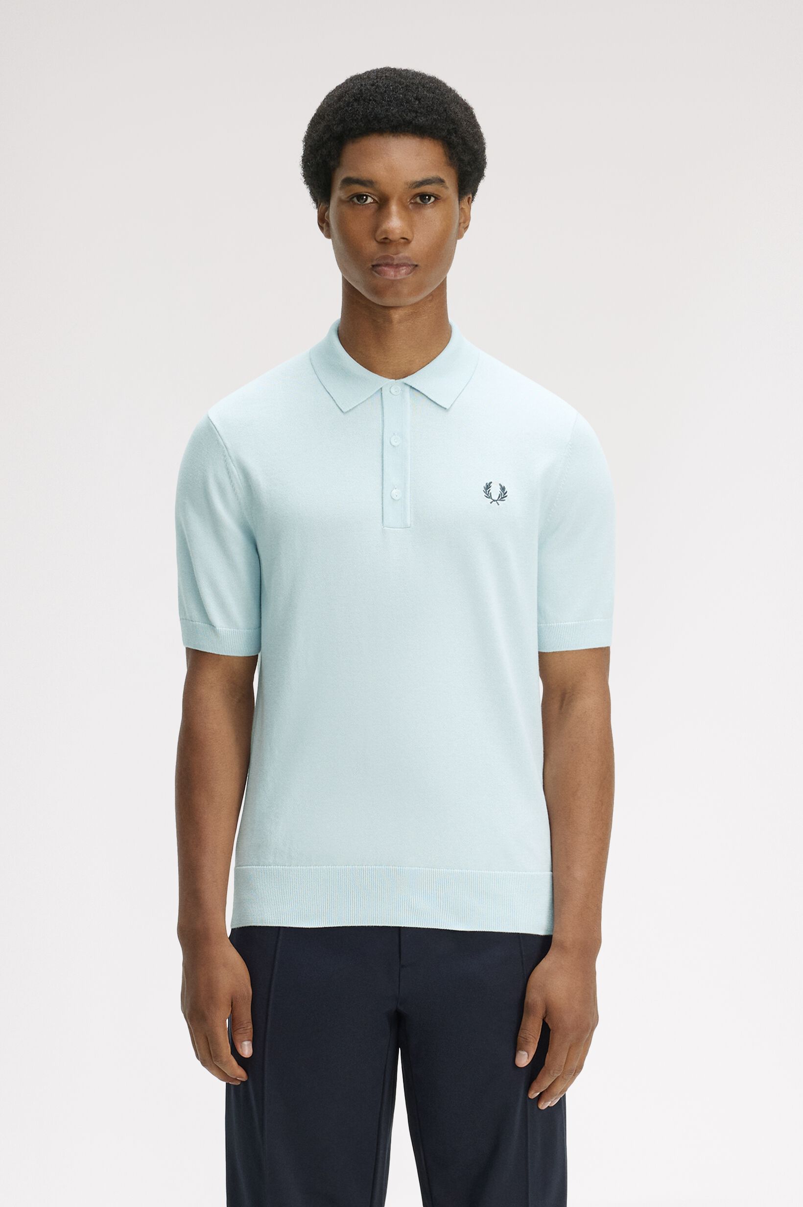 FRED PERRY 「Cotton Knitted Polo Shirt／コットンニットポロシャツ」|ポロシャツ|