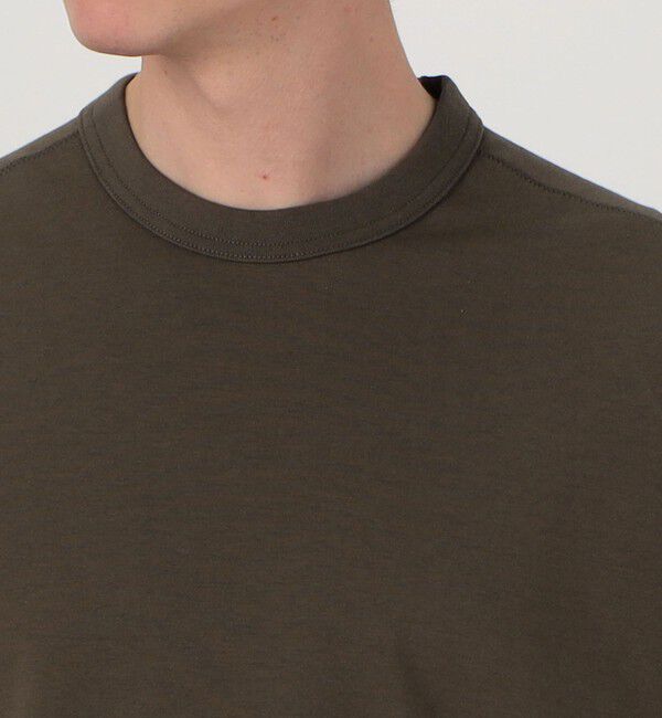 TOMORROWLAND MENS「【接触冷感・吸水速乾】コットンポリエステルポンチ クルーネックTシャツ」|Tシャツ・カットソー|