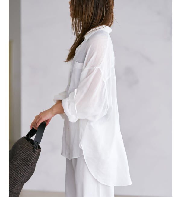 Plage「《追加》RAMIE LYOCELL VOLUME シャツ 2」|シャツ・ブラウス|