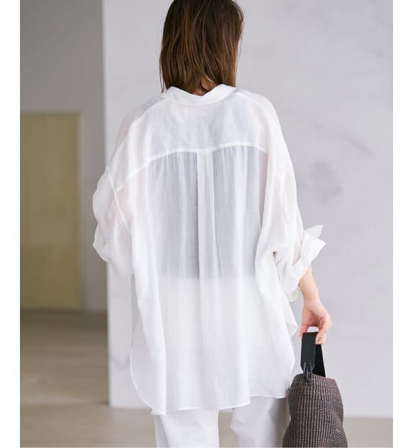 Plage「《追加》RAMIE LYOCELL VOLUME シャツ 2」|シャツ・ブラウス|
