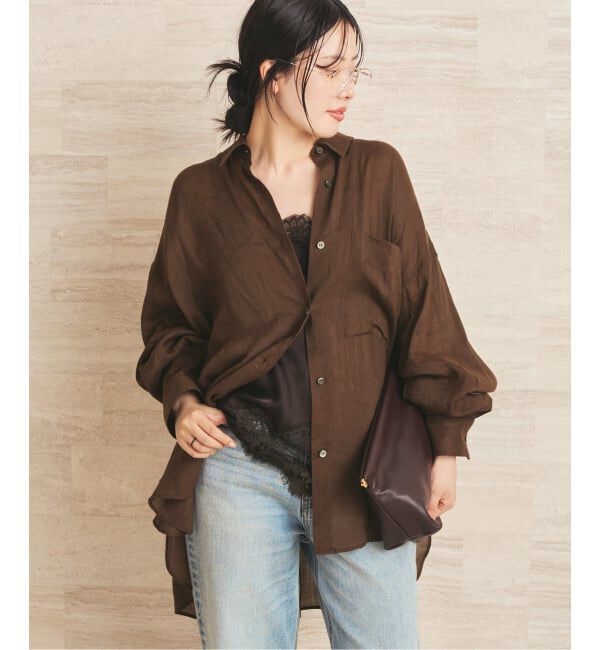 Plage「《追加》RAMIE LYOCELL VOLUME シャツ 2」|シャツ・ブラウス|