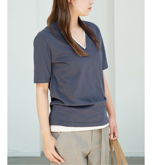 Plage「Slim V-Neck Tee」|Tシャツ・カットソー|
