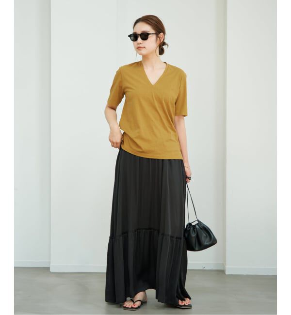Plage「Slim V-Neck Tee」|Tシャツ・カットソー|