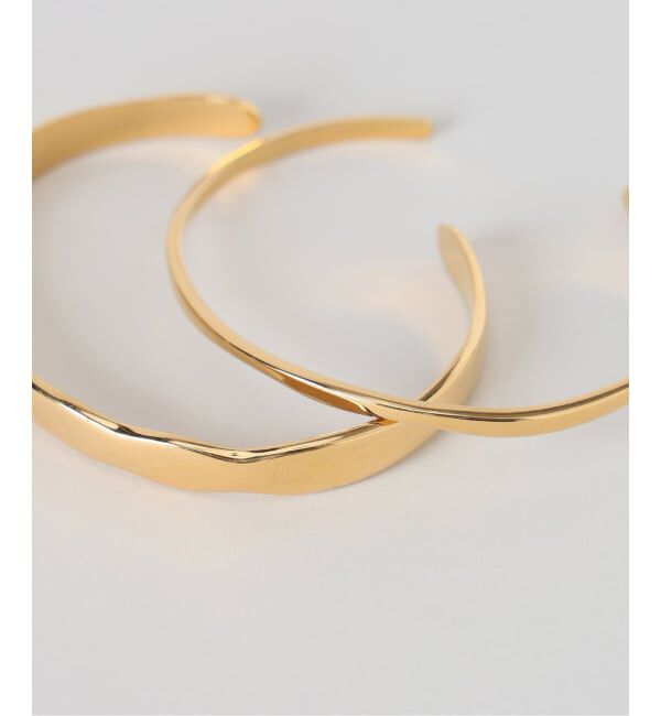 VERMEIL par iena「MERAKI メラキ Metal Plate Cross バングル 3053563080」|ブレスレット・バングル|