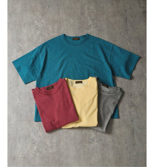 J.S.Homestead「J.S.Homestead / コールド ダイ ダメージ ネック Tシャツ」|Tシャツ・カットソー|