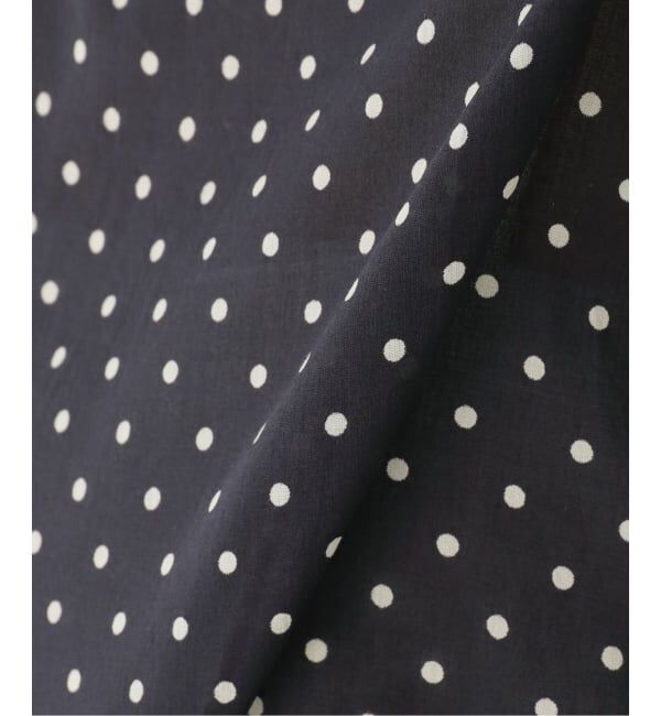 journal standard luxe「【SOIL】 80s COTTON VOILE DOT PRINT HEM FRIL」|シャツ・ブラウス|
