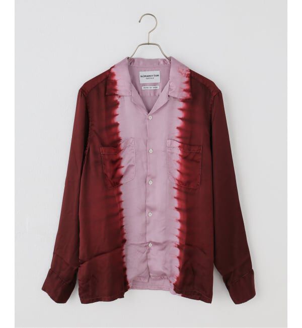 JOURNAL STANDARD「別注【NOMARHYTHM TEXTILE 】 JS HAND DYE」|シャツ・ブラウス|ボルドー