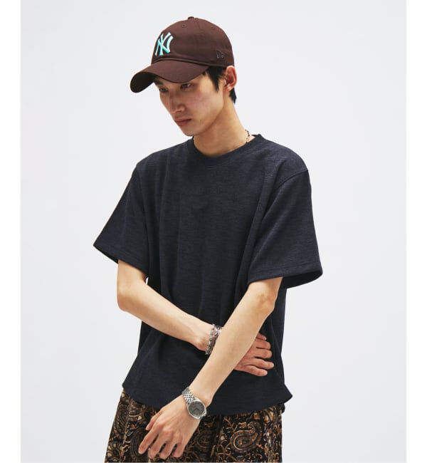 JOURNAL STANDARD「リネン ライク ダブル フェイス Tシャツ」|Tシャツ・カットソー|