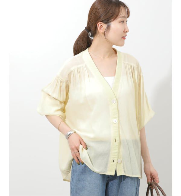 JOURNAL STANDARD relume「《追加予約5》T/R強撚ブラウス」|シャツ・ブラウス|