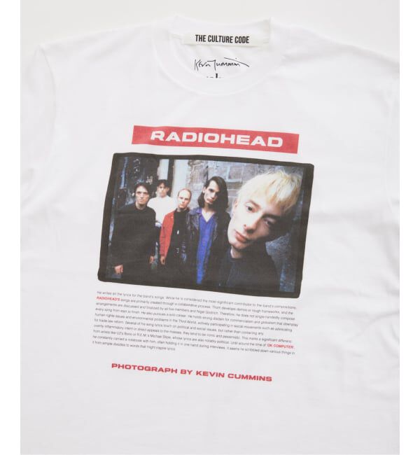 JOURNAL STANDARD relume「《追加予約》【THE CULTURE CODE】レディオヘッド by Kevin Cummins フォトTシャツ」|Tシャツ・カットソー|