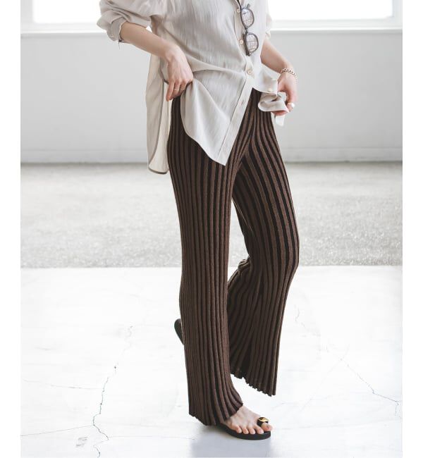NOBLE「《別注カラー》PROVOKE/プロヴォーク loopyarn stripe pants」|その他|