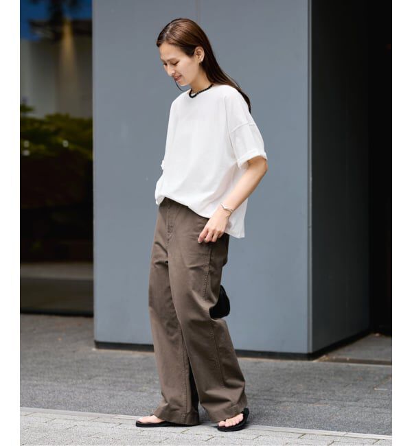 FRAMeWORK「≪新色 / 追加≫ドライタッチ加工SS-Tee」|Tシャツ・カットソー|