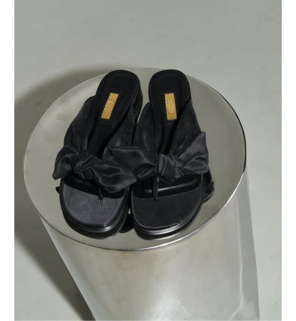 GRISE「《WEB+一部店舗限定》GRISE BOW THONG サンダル」|サンダル|