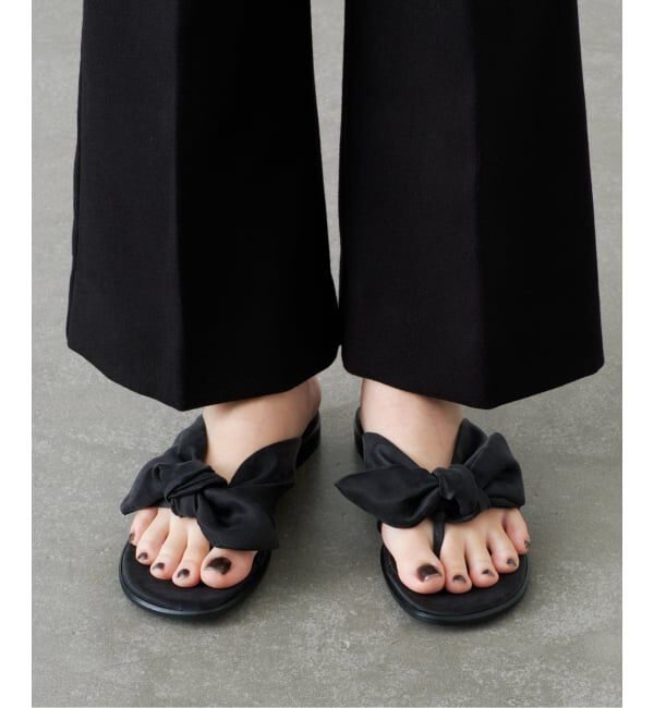 GRISE「《WEB+一部店舗限定》GRISE BOW THONG サンダル」|サンダル|