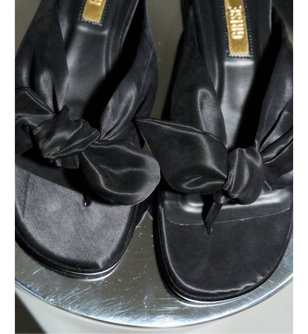 GRISE「《WEB+一部店舗限定》GRISE BOW THONG サンダル」|サンダル|