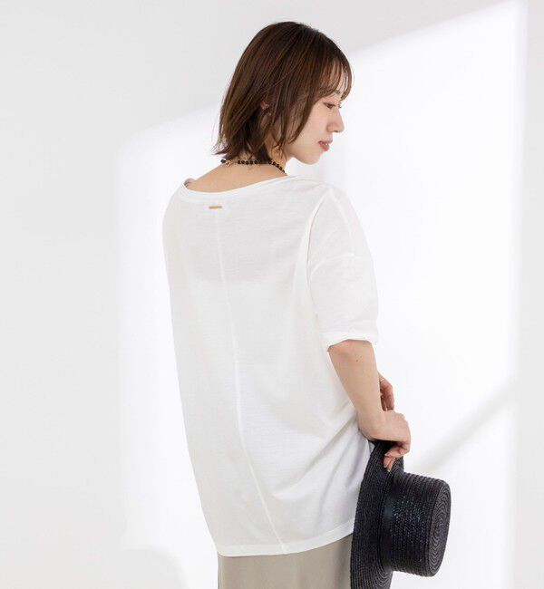 NOLLEY'S「ウォッシャブルリヨセル綿オトナT」|Tシャツ・カットソー|