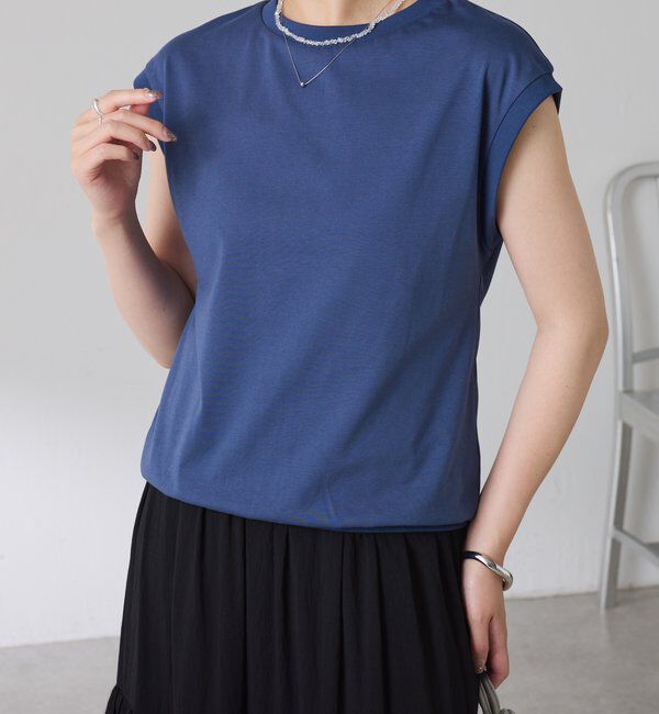  「【接触冷感】Qanos.クールタッチTシャツ」|Tシャツ・カットソー|