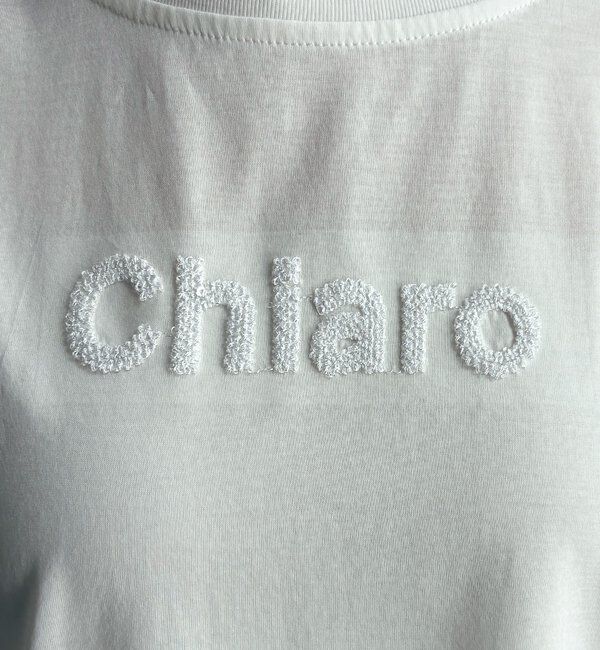  「【WEB限定】シアーフリルロゴTEE」|Tシャツ・カットソー|