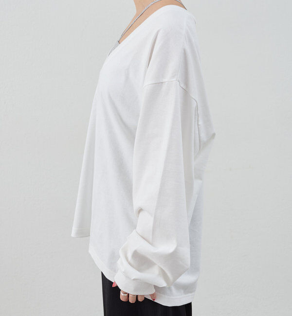  「【ONIT】ディープVネックカットソー」|Tシャツ・カットソー|