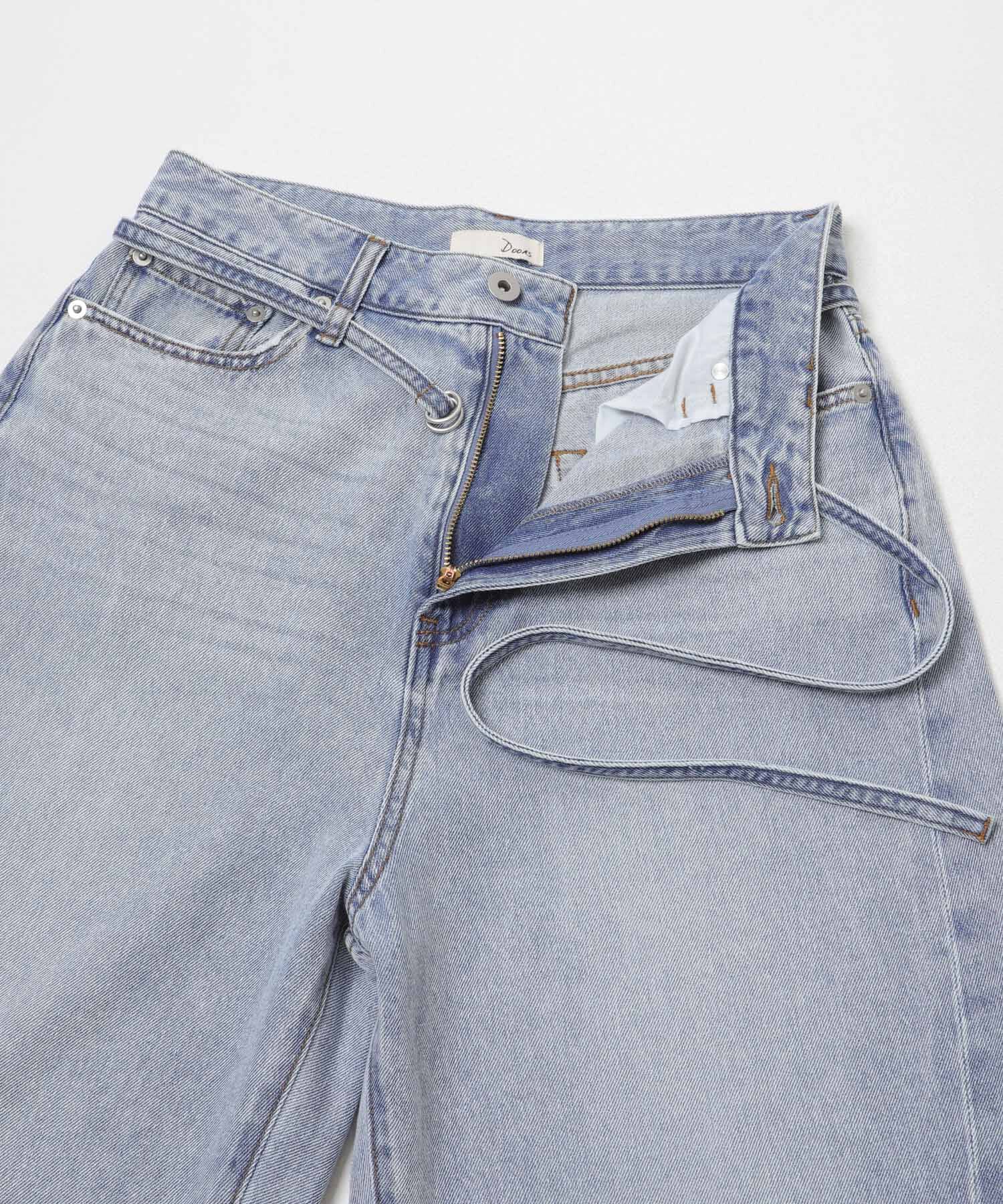 URBAN RESEARCH DOORS「Belted Light Denim」|デニム|