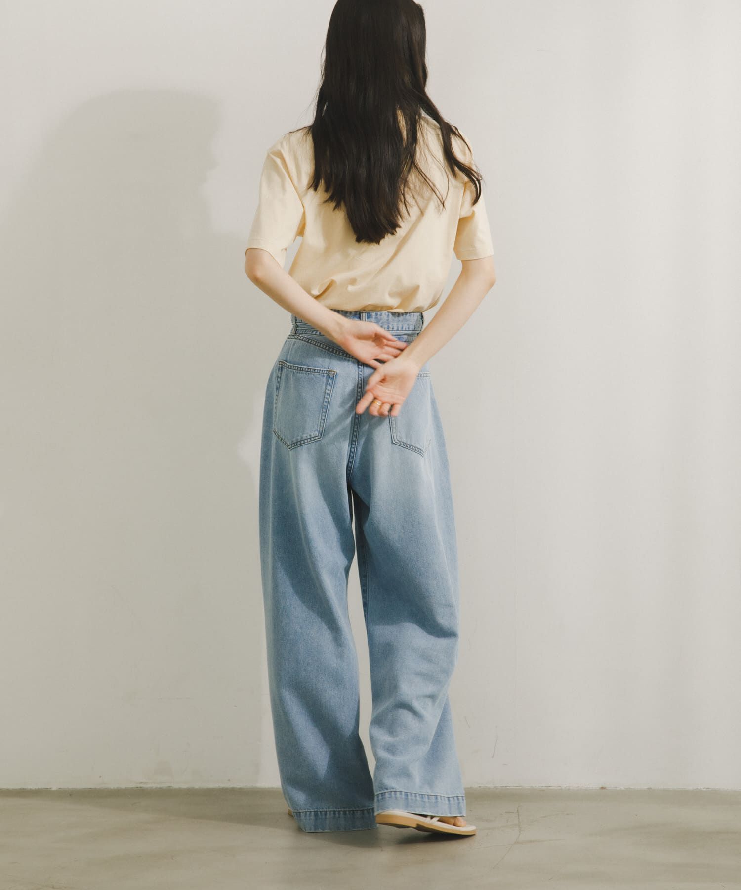 URBAN RESEARCH DOORS「Belted Light Denim」|デニム|