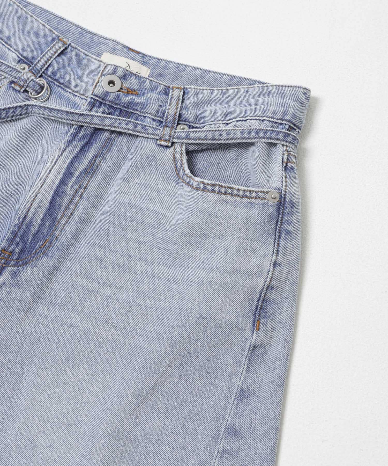 URBAN RESEARCH DOORS「Belted Light Denim」|デニム|