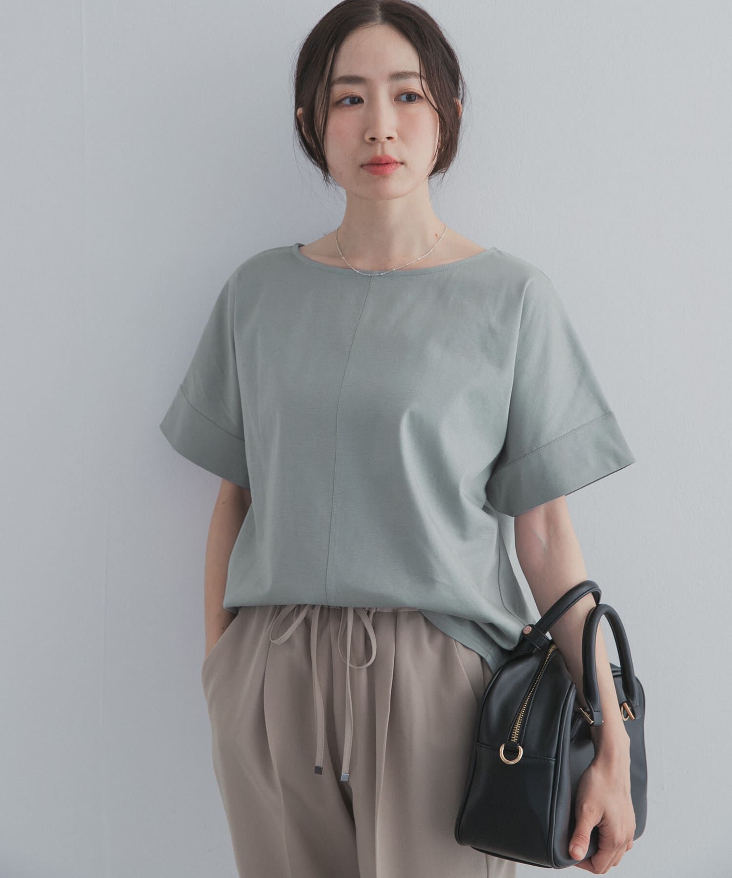 URBAN RESEARCH DOORS「『UR TECH』サマシェアバックポイントプルオーバー」|Tシャツ・カットソー|