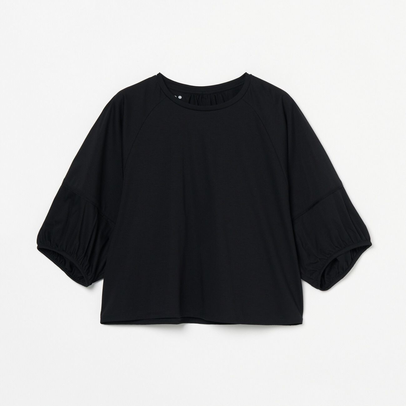  「three dots BALOON SLEEVE」|Tシャツ・カットソー|ブラック