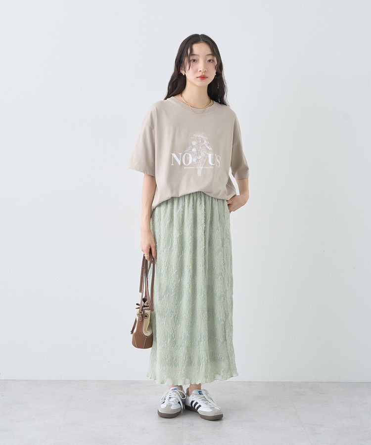 earth music&ecology「アソートプリントレギュラースリットTee」|Tシャツ・カットソー|