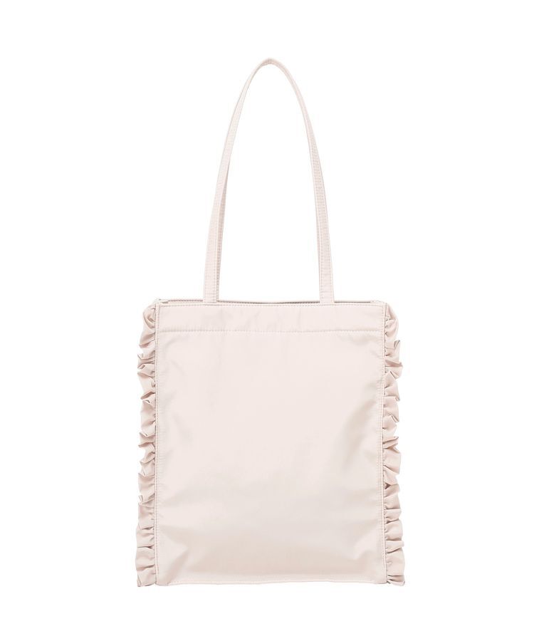 Maison de FLEUR「【撥水加工/A4対応】フリルスクエアトートバッグ」|トートバッグ|