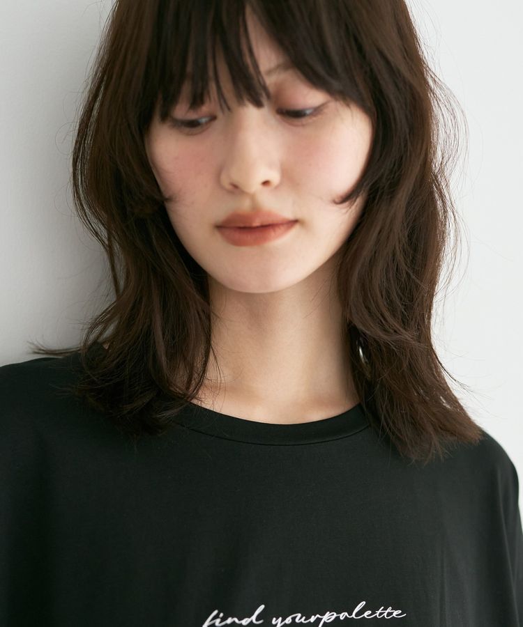 YECCA VECCA「裾ドロストデザインロゴTee」|Tシャツ・カットソー|