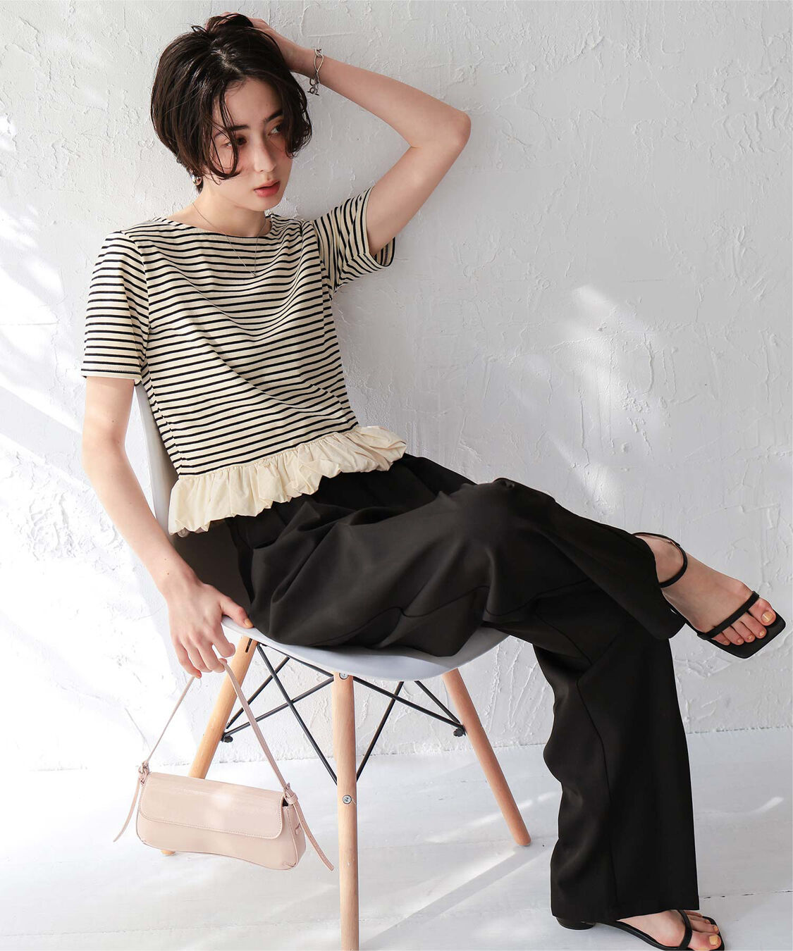 titivate「チビバルーン半袖トップス」|Tシャツ・カットソー|