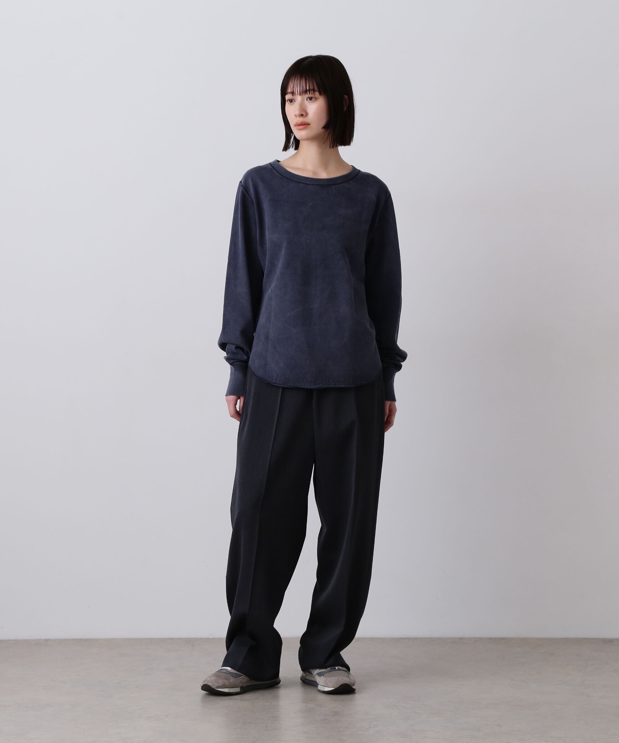 YLEVE 「YLEVE / OPEN END COTTON PIGMENT DYE LONG SLEEVE T‐SHIRT」|Tシャツ・カットソー|