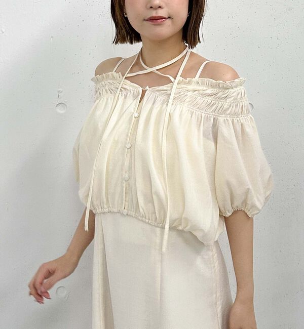 archives「マルチｗａｙオフショルブラウス&times;キャミワンピースＳＥＴ」|ワンピース|