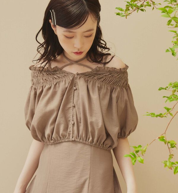 archives「マルチｗａｙオフショルブラウス&times;キャミワンピースＳＥＴ」|ワンピース|