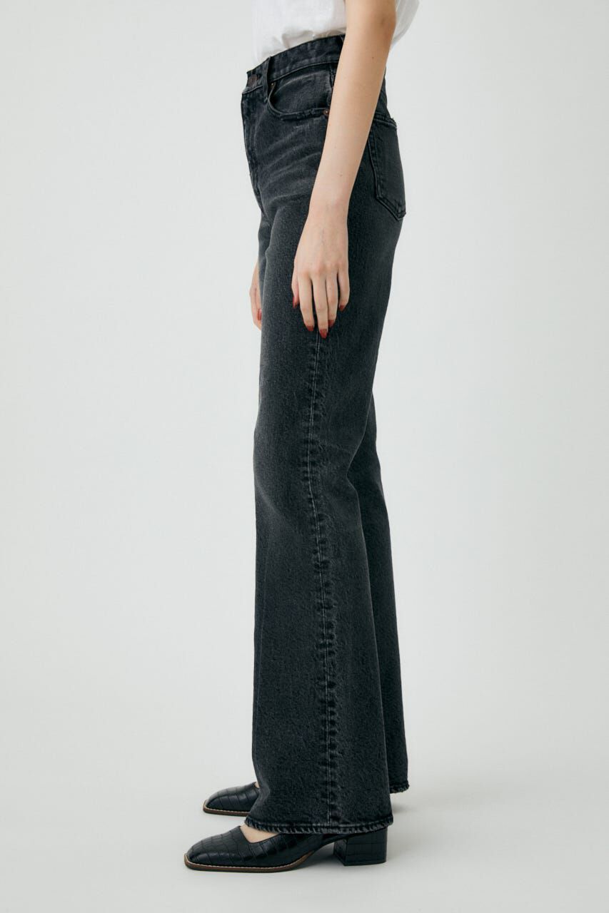 MOUSSY「MVS BLACK FLARE」|デニム|