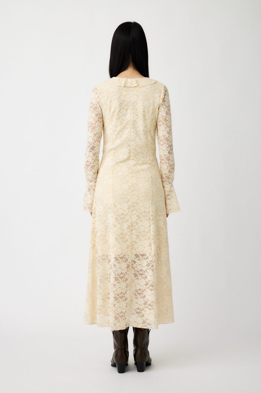 MOUSSY「FLOCKY LACE ドレス」|ワンピース|