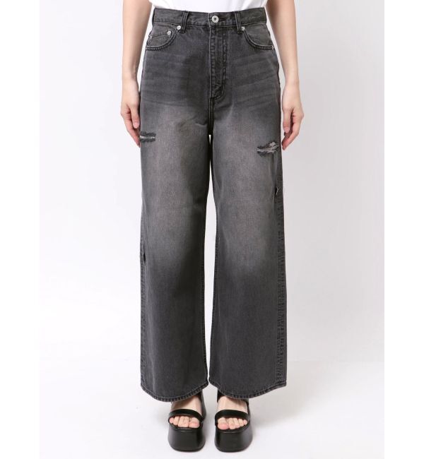 CALNAMUR「2WAY RIBBON DETAILS DENIM/2WAY リボンディティールデニム」|デニム|