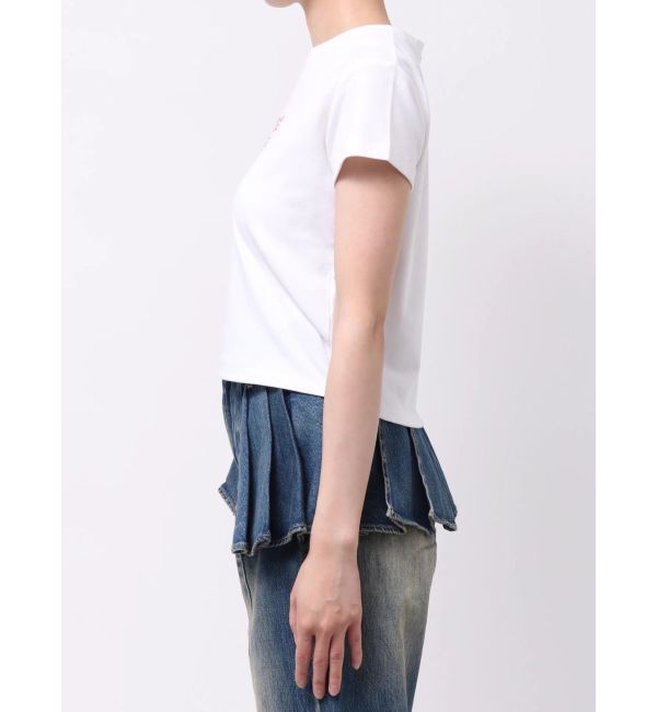 CALNAMUR「ビジューロゴコンパクトTシャツ」|Tシャツ・カットソー|
