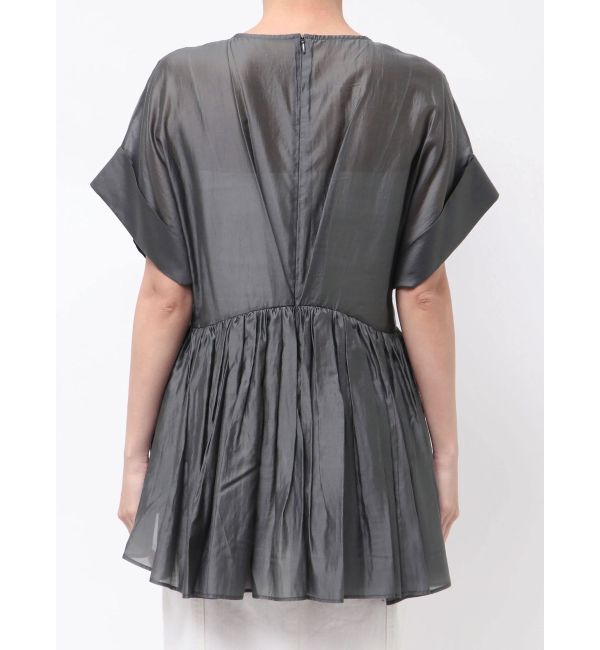 ELENDEEK「ROLL UP PEPLUM BL」|シャツ・ブラウス|