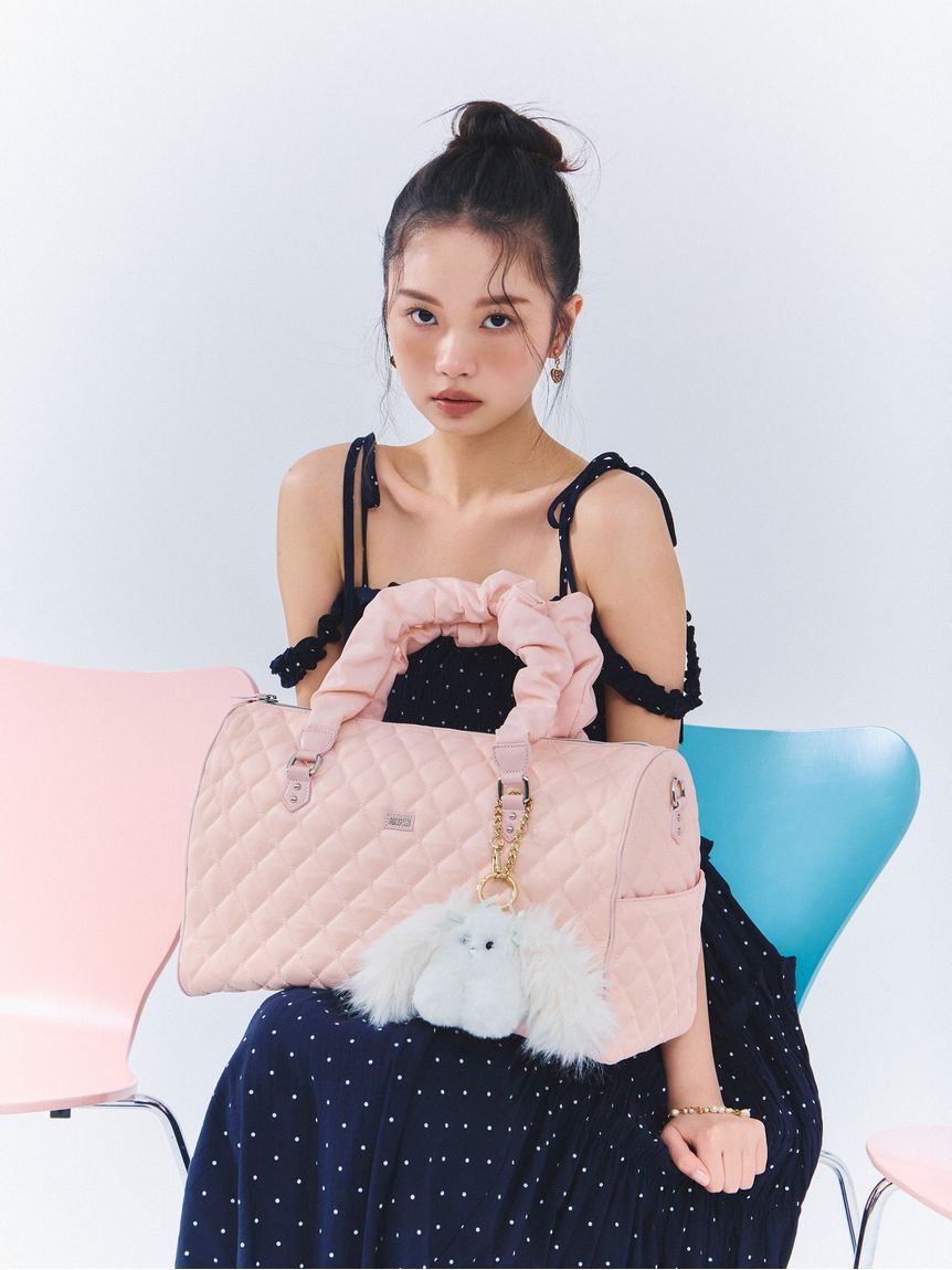 FURFUR「撥水ナイロンキルティングキャリーオンボストン」|ボストンバッグ|
