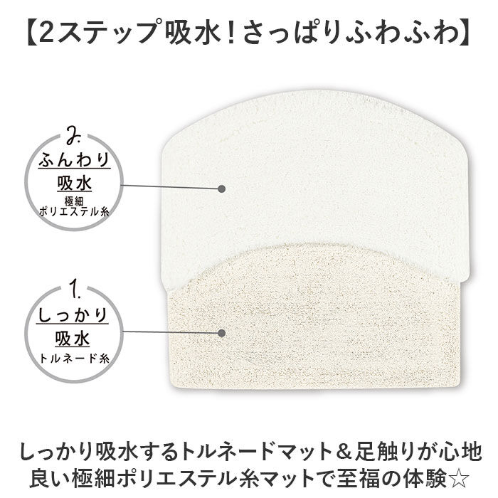 BACKYARD FAMILY「バスマット 通販 足ふきマット 足拭きマット マット 50x50cm 吸水 速乾 手作り」|その他|