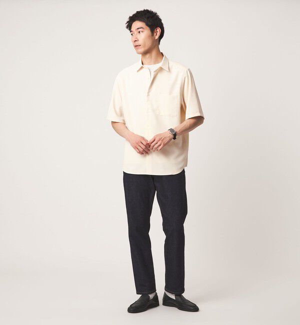 UNITED ARROWS green label relaxing「【WEB限定】JUST fit ソフト ドレープ 半袖 シャツ」|シャツ・ブラウス|