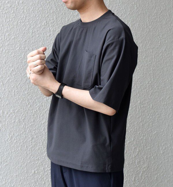 SHIPS any「SHIPS any: SOLOTEX(R) バックピケ  リラックス ポケット Tシャツ 26SS◇」|Tシャツ・カットソー|