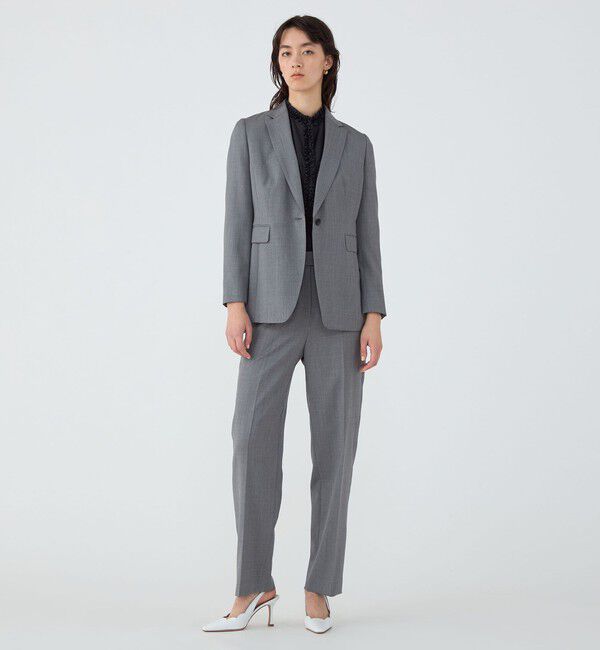 TOMORROWLAND collection「ZELANDER GRAY ストレートパンツ」|スラックス|