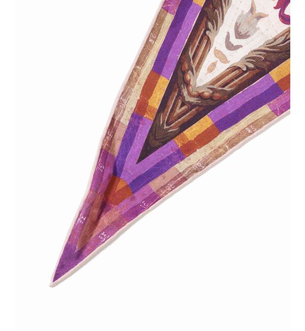 VERMEIL par iena「PIERRE LOUIS MASCIA ピエール ルイマーシャ Scarf 65x120cm 517548/101」|バンダナ・スカーフ|