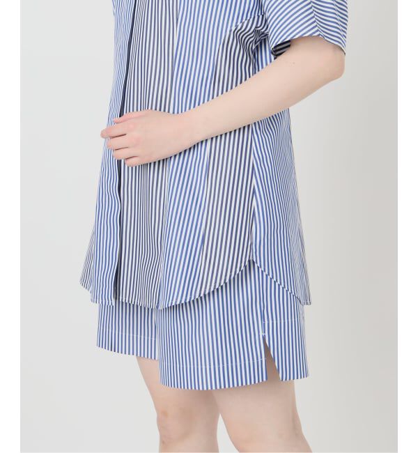VERMEIL par iena「Stripe ハーフスリーブシャツ」|シャツ・ブラウス|