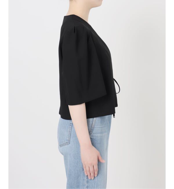 IENA「《セットアップ対応/一部店舗限定》カルゼショート丈パフジャケット」|その他|