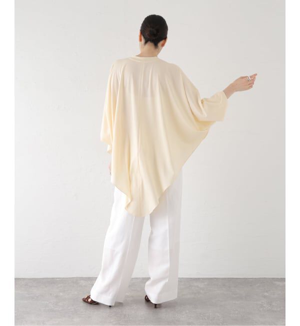 journal standard L'essage「RECTO/レクト OVERSIZED CAPE TOP (LIGHT BEIGE) カットソー RW26SJTP011BE」|Tシャツ・カットソー|